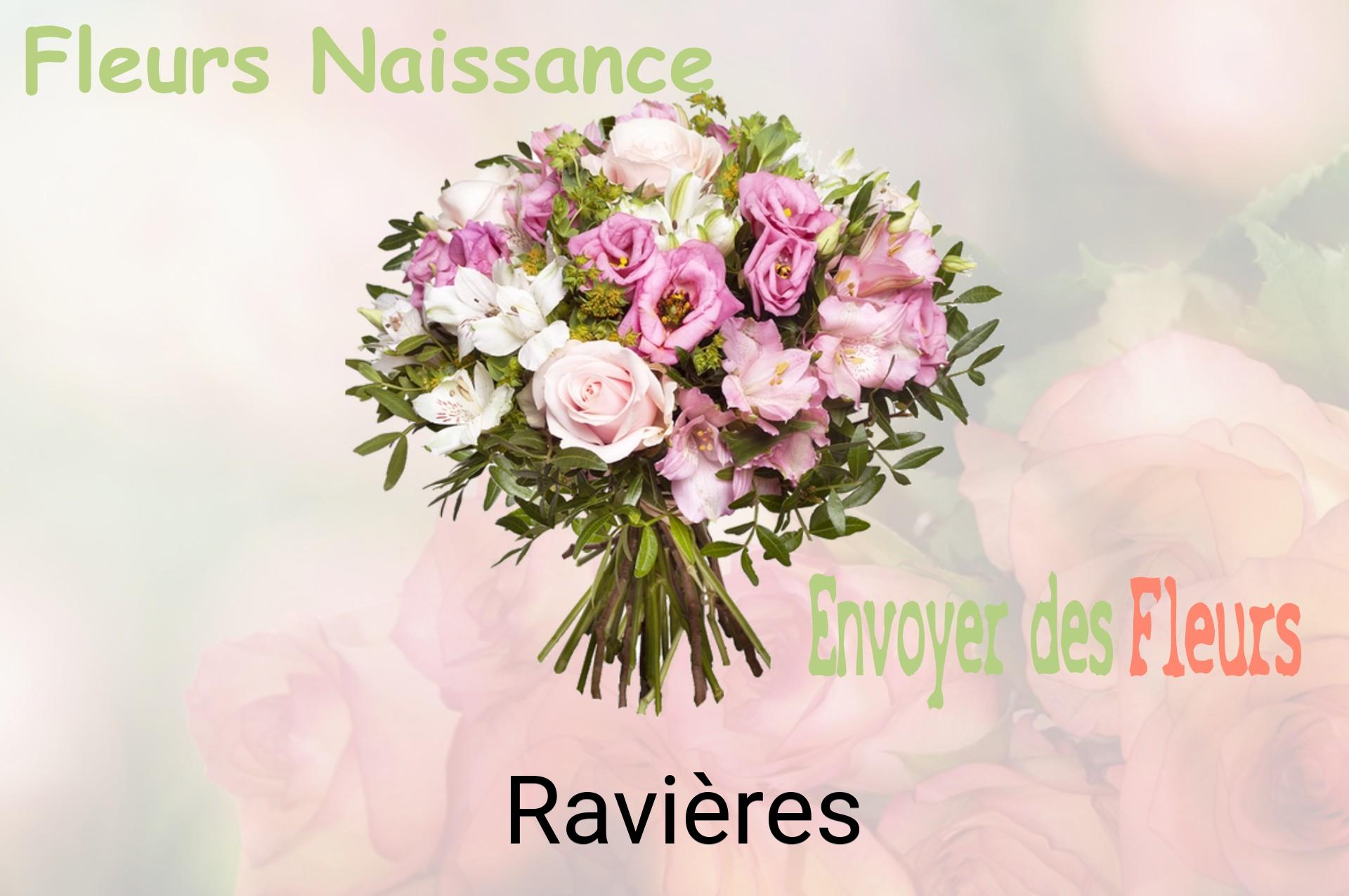 Bouquet de fleurs de naissance livré à Ravières